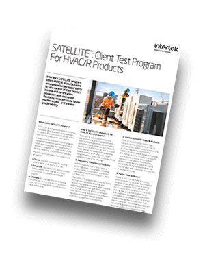 SATELLITE&trade; Client Test Program for HVAC/R Products