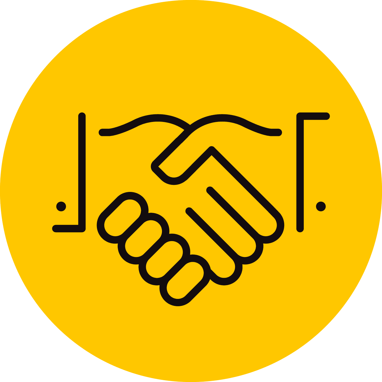 Illustration of a handshake